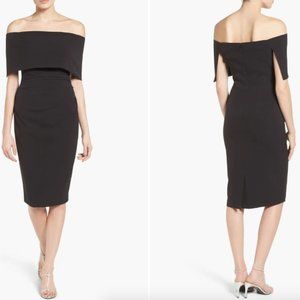 VINCE CAMUTO POPOVER BLACK SHEATH COCKTAIL DRESS sz 18
